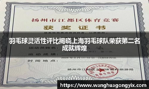 羽毛球灵活性评比揭晓上海羽毛球队荣获第二名成就辉煌