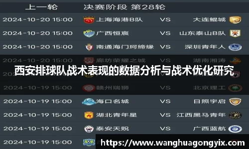 西安排球队战术表现的数据分析与战术优化研究